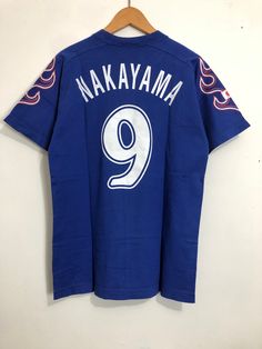 Vintage 90s JFA Nakayama Japan Football Association T-Shirt Pre-owned: Good condition Size on Tag - Measurement Pit to pit 20" Length 28.5" I do combined shipping Japan Football, Vintage 90s, Gender Neutral, Indonesia, Adult Outfits, Tops & Tees, T-shirt, Football, Top Outfits