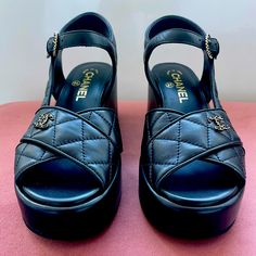 Brand New, Never Worn. Buttery Soft Leather. Comes With Original Box & Shoe Dust Bags. Any Questions, Please Reach Out With Communication Through Poshmark App Only. Thanks! Dad Sandals, Fur Sandals, Rope Sandals, Pearl Sandals, Strappy Shoes, Leather Gladiator Sandals, Chanel Sandals, Red Sandals, Leather Slide Sandals