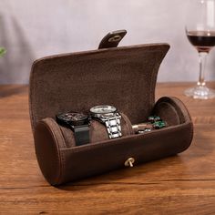 Personalized Watch roll Leather watch case Travel accessories Watch Roll for Watches Customized Watches Cases Groom Gift Watch case Watch box for men Watch holder Watch display case Watch storage box Luxry watch box protector Watch Storage Case Protective Watch Holder ◾PRODUCT INFORMATION --------------------------------------------- --Product Size: 20x8.6x9cm/7.9x3.4x3.5in --Item Weight: 234g --Color: Coffee Important: This product does not include any watch. --FEATURES-- ✔8 Watch Capacity Genuine leather watch organizer case for watch storage, holding 8 large and small faced watched. We understand the importance of protecting your valuable watches. Our watch storage case is built to last, featuring crazy horse leather exterior. This ensures exceptional resistance against scratches, impac Brown Rectangular Watch Accessories For Formal Occasions, Formal Brown Rectangular Watch Accessories, Classic Watch With Leather Strap As Gift, Classic Brown Watch With Round Case, Brown Rectangular Watch Case For Formal Occasions, Classic Formal Watch Accessories With Case, Brown Rectangular Case Watch Accessories For Formal Occasions, Formal Brown Watch Accessories With Rectangular Case, Gift Watches With Leather Strap And Round Case