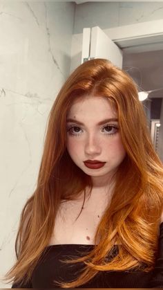 ginger hair Ginger Hair Eyebrows, Fire Ginger Hair, Light Brown And Ginger Hair, Brown Hair Dyed Ginger, Types Of Ginger Hair Color, Ginger Flare Arctic Fox Hair, Dark Ginger Hair Natural, Brunette To Ginger Hair, Ginger Hair Indian Skin