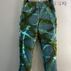 This Is An Artistic Gorgeous Italian Pants Spring Party Bottoms With Tapered Leg, Sweatpants Ideas, Italian Pants, Dickies Cargo Pants, Plaid Pants Women, Nice Pants, Size 12 Women, Cropped Boyfriend Jeans, Concept Clothing