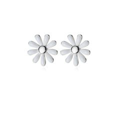 PRICES MAY VARY. High Quality Material: These flower stud earrings are all made of real 925 sterling silver (not only the earrings posts but the whole earrings are 925 sterling silver material). Healthy silver material is Nickel-free, Lead-free, Cadmium-free and Hypoallergenic, which won’t irritate your ears! Wear Comfortably! Unique Design: The classic and elegant flower stud earring of design can always keep in fashion, never out of style. You can wear the daisy stud earrings with any outfits!