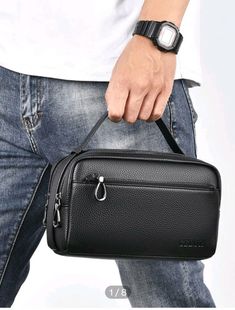 Men Handbag, Goyard Handbags, Black Clutch Bag, Handbag Men, Black Clutch Bags, Back To School Bags