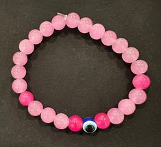 Pink evil eye bracelet Evil Eye Pink Bracelet, Affordable Pink Evil Eye Bracelets, Cheap Pink Evil Eye Bracelets, Pink Evil Eye, Eye Bracelet, Evil Eye Bracelet, Pink Bracelet, Evil Eye, Arm Band