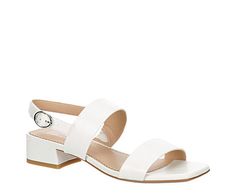 Lauren Blakwell Grace Women s Sandal Sundays and special occasions call for the Grace women s Sandal from Lauren Blakwell. With a faux leather upper featuring wide straps, this stylish slingback is airy and open for warm days. The insole soothes your foot, while heel offers just enough lift. Synthetic upper Slingback buckle strapSquare toeLightly Padded insole1 1/2 block heel Summer Formal Synthetic Slingback Sandals, Formal Synthetic Slingback Sandals For Summer, White Formal Sandals With Adjustable Strap, Low Heel Sandals With Adjustable Strap For Summer, Summer Sandals With Adjustable Strap And Low Heel, Elegant Double Strap Slingback Sandals For Spring, Elegant Double Strap Sandals For Summer, Formal Double Strap Slingback Sandals For Spring, Spring Formal Double Strap Slingback Sandals