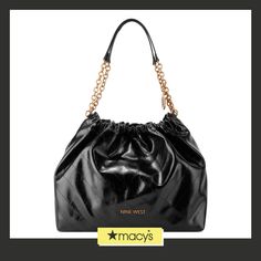 in stock Luxury Black Hobo Bag For On-the-go, Black Tote Shoulder Bag With Handle Drop, Black Shoulder Tote Bag With Handle Drop, Black Pouch Satchel For Shopping, Luxury Black Hobo Bag For Travel, Black Hobo Satchel Bag For Shopping, Black Hobo Bag Satchel For Shopping, Black Shoulder Bag With Double Handle And Handle Drop, Luxury Black Pouch Hobo Bag