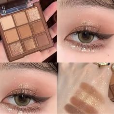 9 Color Eyeshadow Palette. Comes In Brown/ Golden Chocolate Color/Matte Pearly Glitter Finish Makeup Eyeshadow Pallets, Brown Eyeshadow Palette, Chocolate Eyeshadow Palette, Chocolate Eyeshadow, Make Up Kits, Eye Pigments, Glitter Eyeshadow Palette, Beauty Make-up, Shimmer Eyeshadow