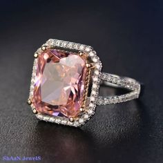 "Simply use the code \"ELEGANT15\" at checkout to receive a 15% discount on your order. Welcome to Dazzlejewel13, your destination for stunning and high-quality jewelry. We are a trusted online jewelry store that offers a wide range of jewelry pieces, including engagement rings, wedding bands, necklaces, bracelets, and more. Our mission is to provide our customers with exceptional and personalized service, along with a selection of unique and exquisite jewelry designs. Our wide range of styles and designs are carefully curated to offer unique and beautiful pieces to suit any taste and occasion. Whether you're looking for an engagement ring, wedding band, or a special gift for a loved one, we have something for everyone. Celebrate your love with a stunning engagement and wedding ring from o Spinel Engagement Rings, Topaz Wedding Ring, Pink Jewelry Set, Luxury Engagement Rings, Sterling Silver Jewelry Rings, Silver Jewellery Sets, Gemstone Engagement, 925 Silver Jewelry, Pink Quartz