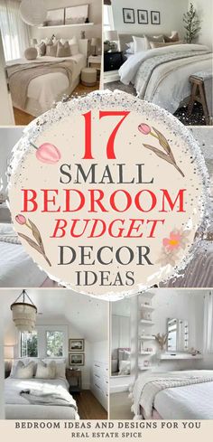 #girlsroom #bedroomideas #dormdecor #bohobedroom #bohochic #homedecortips Small Modern Bedroom, Bedroom Decor On A Budget, Bedroom Trends, Guest Bedroom Decor, Budget Bedroom, Small Bedroom Designs, Relaxing Bedroom, Small Bedroom Decor, Woman Bedroom