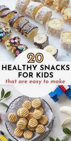 healthy snacks for kids that are easy to make