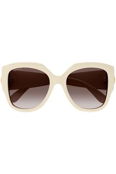 GUCCI-Butterfly Sunglasses-IVORY Gucci Butterfly, Sunglasses Gucci, Butterfly Sunglasses, Gucci Sunglasses, Gucci, Sunglasses