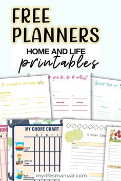 Free printable planners for your home and life. A5 Planner Printables Free, A5 Planner Printables, Book Printables, Free Planner Templates, Free Printable Planner, 2024 Planner, Printables Freebies