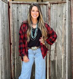 Upgrade your wardrobe with our Western Red Flannel Top. Made from comfortable and durable material, this top is perfect for the upcoming season. Get ready for cozy vibes and stylish looks with this must-have flannel top. Please note on the sizes  S = S/M M = M/L L = L/XL Casual Flannel Tops For Fall, Red Flannel Top For Fall, Fall Plaid Flannel Tops, Red Relaxed Fit Flannel Shirt, Red Casual Flannel Shirt For Fall, Red And Black Plaid Shirt Outfit, Black Plaid Shirt Outfit, Plaid Shirt Outfit, Plaid Shirt Outfits