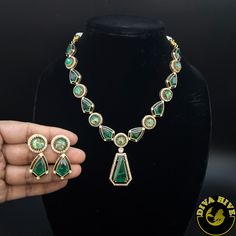 Diva Handcrafted Necklace | Silver Necklace | Diva Exclusive Necklace - Necklace -925Silver, Diva Exclusive, featured, Fusion, Necklace - Divahive Luxury Elegant Green Onyx Necklace, Handcrafted Necklace, Stone Work, Necklace Silver, Free Coloring, Party Wedding, Jewelry Care, Silver Necklaces, New Jersey