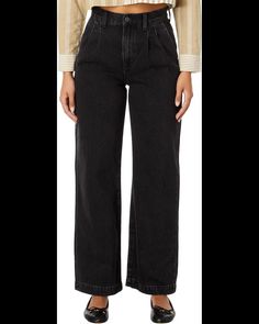 Madewell The Harlow Wide-Leg Jean in Norfleet Wash | Zappos.com Casual Flare Jeans With Standard Cut Leg For Work, Dark Wash Wide Leg Bottoms With Zip Fly, Fall Wide Leg Washed Black Pants, Fall Cropped Leg Flare Jeans With Belt Loops, Casual Flare Jeans With Belt Loops For Work, Casual Cropped Leg Bottoms With Zip Fly, Casual Cropped Leg Pants With Zip Fly, Washed Black Bottoms With Standard Cut Leg For Fall, Washed Black Bottoms For Fall With Standard Cut Leg