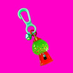 Inspired by childhood, these repop charms have all the nostalgia of the 80s! Bubblegum Machine Measures 3/4" across by 2 3/4" long, including clip Each charm includes a clip and bell - bell colour may vary but will always be a complimentary and/or contrasting colour Buy any five Repop 80s Charms or more, in the same transaction, and you will get a free plastic chain in your choice of bracelet or choker length Chain colour will be random, but we will do our best to accommodate requests Bubblegum Machine, Plastic Charms, Charms Candy, La Cloche, Bell Pendant, Chewing Gum, Bubble Gum, The 80s, Necklace Bracelet