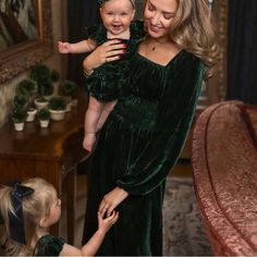 Worn A Few Times And Still Looks Great! Green Holiday Dress, Mary Orton, Athena Dresses, Emerald Velvet, Nap Dress, House Green, House Dresses, Hill House, Striped Shirt Dress