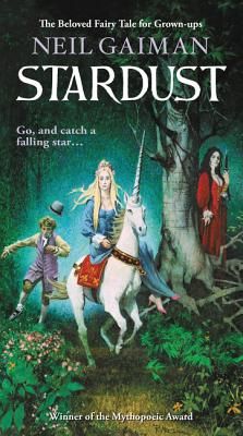 the cover to neil gaiman's stardust, which features an image of a unicorn