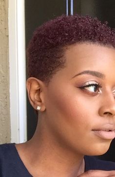 Big Chop: The Sh*t No One Tells You! | Curls Understood Tapered Afro, Natural Hair Twa, Short Afro Hairstyles, Finger Coils, Twa Hairstyles