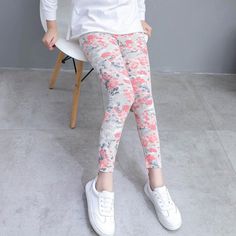 Brand Name: SonkpuelGender: GirlsMaterial: COTTONAge Range: 25-36mAge Range: 4-6yAge Range: 7-12yOrigin: CN(Origin)Season: Spring AutumnFit Type: skinnyDecoration: FlowersItem Type: Ankle-lengthFit: Fits true to size, take your normal sizeClosure Type: Elastic WaistWaist Type: MIDPattern Type: LetterPant Style: Pencil PantsModel Number: BZ200804DDepartment Name: ChildrenSuit Age: 2-10YMaterial: Modal CottonSuit Season: Summer, Spring, Autumn Elastic Cotton Leggings For Spring, Footless Pink Leggings For Spring, Pink Footless Leggings For Spring, Cute Cotton Leggings For Spring, Cute Stretch Leggings For Fall, Spring Leggings, Stylish Leggings, Toddler Leggings