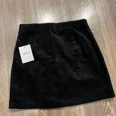 Forever 21 Size Xs Nwt Black Corduroy Mini Skirt Button Front Denim Skirt, Silk Mini Skirt, Distressed Skirt, Corduroy Mini Skirt, Forever 21 Skirt, Black Lace Shorts, Pink Mini Skirt, White Mini Skirt, Faux Leather Mini Skirt