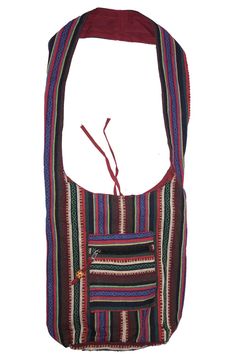 "Our Sunshine Joy Woven Shoulder Hobo Bags are perfect for the person on the go. Great for trips to the beach, camping, festivals, picnics, a night out and more.  These high-quality bags feature a sturdy double interlocking \"lockable\" zipper top, a secure, zippered pocket on the outside of the bag, and an inner pouch.   This bag measures approximately 13 x 14 x 4 inches (H x L x W) with a 20\" fixed strap.  100% cotton. Made in India." Summer Outdoor Shoulder Bag With Zipper Closure, Black Outdoor Bags For Summer, Black Bags For Outdoor Summer Activities, Summer Outdoor Bag With Zipper Closure, Summer Outdoor Bags With Zipper Closure, Multicolor Bags With Adjustable Strap For Outdoor, Outdoor Multicolor Bags With Adjustable Straps, Casual Shoulder Bag With Ykk Zipper For Outdoor, Multicolor Shoulder Bag With Adjustable Strap For Outdoor