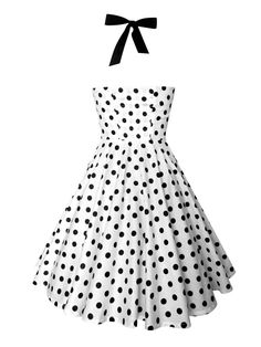 "Rockabilly Dress Spring Summer Dress Women 70s Dress White Polka Dot Dress Pin Up Dress 50s Retro Dress Steampunk Swing Dress Party Dress The sensational \"ASHLEY\" dress by vintage repro designers \"Lady Mayra\" Just unmissable for this season, this superb quality rockabilly style swing dress is crafted from premium cotton featuring a kitsch polka dot print. With its understated glamour and figure flattering it, it's the perfect dress to turn heads at parties, weddings and proms. This gorgeous Summer Retro A-line Vintage Dress, Summer Rockabilly A-line Dresses, Retro Summer Dresses For Retro-themed Events, Retro Dresses For Spring Retro-themed Events, Spring Rockabilly A-line Vintage Dress, Spring Pinup Dress For Vintage Fashion, Summer Retro Dresses For Retro-themed Events, Spring Retro Dresses For Retro-themed Events, Spring Vintage Pinup Dresses