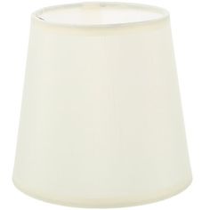 a white lamp shade on a white background