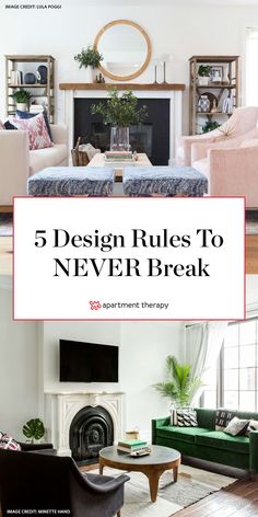 five design rules to never break