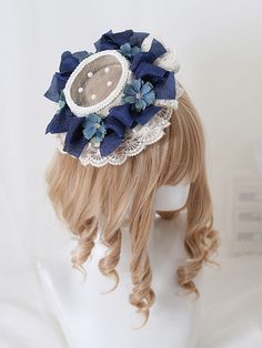 This price is for a mini hat only, others are not included.   	 		 			Size 			Free Size 		 		 			Length 			17 		 		 			Full Length(with Lace) 			20-21 Tall Boyfriend, Mini Hat, Cute Diys, Stunning Jewellery, Tea Party, Free Size, Lace Trim, Chalk, Blue And Purple