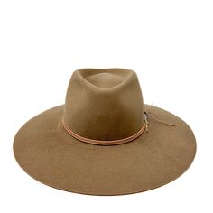 Remaining true to our classic shapes but with a twist! The montana fedora is made from a lite stockman felt and has a slightly rounder crown and has a stiff and sturdy feel . Trimmed with deer skin leather and feather, she will be your new fall fave! Add "custom embroidery" to make it more personal. Made in the U.S.A small 21-22 inches medium 22-23 inches large 23-24 inches Western Style Panama Hat With Flat Crown For Fall, Brown Fur Felt Panama Hat With Curved Brim, Elegant Ranch Fur Felt Fedora, Western Brown Fedora With Flat Crown, Western Style Brown Fedora With Flat Crown, Brown Fedora With Flat Crown For Ranch, Elegant Fur Felt Fedora For Ranch, Elegant Ranch Style Fur Felt Fedora, Flat Brim Felt Hat For Ranch