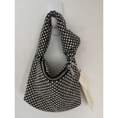 Madison West Knotted Black Rhinestone Dumpling Evening Handbag Nwt. Condition Is New With Tags. Shipped With Usps Ground Advantage. Chic Handheld Hobo Bag For Evening, Embellished Tote Shoulder Bag For Evening, Embellished Evening Tote Shoulder Bag, Chic Embellished Shoulder Bag For Shopping, Chic Embellished Pouch Shoulder Bag, Chic Handheld Shoulder Bag With Rhinestones, Chic Embellished Bags For Shopping, Chic Rhinestone Bags For Shopping, Chic Embellished Shopping Bags