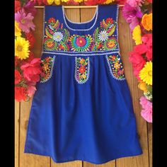 Mexican Embroidered Sleeves Blouses New - No Tags - Hand Made Size Extra Small Length;,28” Bust ;34” Size Small ; Length; 30” Bust ; 36” Blue Sleeveless Embroidered Top For Summer, Blue Fitted Floral Embroidered Top, Sleeveless Embroidered Top With Geometric Design For Spring, Blue Embroidered Top With Geometric Embroidery For Summer, Blue Geometric Embroidered Top For Summer, Blue Embroidered Top With Geometric Design For Summer, Blue Sleeveless Bohemian Blouse, Blue Geometric Embroidered Summer Top, Blue Bohemian Sleeveless Blouse