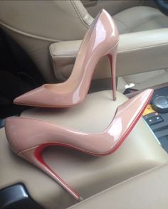 Sepatu Pump, Hak Tinggi, Fashion Shoes Heels, Nude Shoes, Fancy Shoes, Girly Shoes, Pretty Shoes