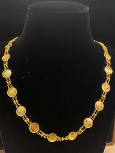 Classy Dubai Handmade Coin Chain Necklace In Solid 750 Stamped 18K Yellow Gold | eBay Antique 22k Yellow Gold Jewelry, Yellow Gold Plated Chain Necklace With 17 Jewels, Yellow Gold Necklaces With Gold Chain, Vintage Yellow Gold Round Coin Necklace, Round Antique Gold Plated Jewelry, Gold Elegant Collectible Necklace, Vintage 22k Gold Hallmarked Jewelry, Formal Gold Necklace Stamped 14k, Gold Custom Necklace With 17 Jewels For Formal Occasions