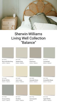 Japandi Paint Colors, Bedroom Sherwin Williams, Paint Colors For Bedroom, Colors For Bedroom, Bedroom Paint Colors