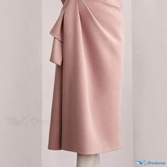 Orcajump - Elegant Party Banquet Dress with Pink Bow Belt Banquet Dress, Pink Bow Tie, Banquet Dresses, Basic Skirt, Elegant Party Dresses, Bow Belt, Elegant Party, Floral Sleeveless, Dressy Casual