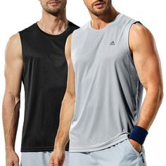 PRICES MAY VARY. UPF50+ Protects Your Skin - Haimont mens tank tops with UPF50+ sun protection is designed to avoid UVB rays from damaging your skin, giving you enough protection in any outdoor activity in hot summer. Four Way Stretch - Our men tank top with lightweight and 4-way stretch fabric to provide much freedom of movement, which suitable for various body types with breathability and comfort. Moisture-wicking & Breathable - Mens tank top undershirt is made using 100% polyester fabric, moi Mens Workout Tank Tops, Undershirt Tank Top, Men's Workout, Mens Tank, Workout Tank Top, Running Workout, Muscle Tee, 4 Way Stretch Fabric, Outdoor Activity