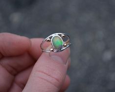 Opal Ring, Opal//Ethiopian Opal Ring//14K Gold//Gold Opal Ring//Sterling Silver Gold Opal Ring//Size Gold Opal Ring, Ethiopian Opal Ring, Bezel Set Ring, Ring Opal, Opal Ring Gold, Metal Works, Opal Ring, Shiny Silver, Pretty Jewellery