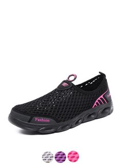 Sky Women's Slip-On Breathable Flats Comfortable For Walking Shoes | Ultrasellershoes.com – Ultra Seller Shoes Black Mesh Slip-on Sneakers With Round Toe, Synthetic Flat Slip-on Sneakers For Light Sports, Breathable Sneakers For Light Sports, Black Breathable Slip-on Sneakers For Outdoor Activities, Sporty Breathable Flat Sneakers, Mesh Slip-on Running Shoes For Light Sports, Sporty Slip-on Sneakers For Light Sports In Summer, Summer Sports Walking Shoes With Rubber Sole, Sporty Breathable Walking Shoes With Flat Heel