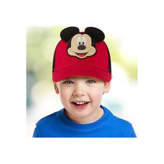 These Adorable Little Boy’s Baseball Hats featuring Mickey Mouse from Disney is the perfect Toddler Hat that your Boy will be proud to wear and show off anywhere he goes. He will be ready for all his activities day or night with this fun and stylish Baseball Cap. This Hat makes a great Gift for young Mickey Mouse fans and is sure to be his favorite accessory in no time. Red Mickey Mouse Adjustable Hat, Adjustable Mickey Mouse Fun Hat, Adjustable Red Mickey Mouse Hat, Fun Mickey Mouse Themed Hat One Size Fits Most, Fun Mickey Mouse Hat, Disney Adjustable Baseball Cap, Adjustable Disney Baseball Cap, Mickey Mouse Baseball Cap, One Size Fits Most, Adjustable Mickey Mouse Cap