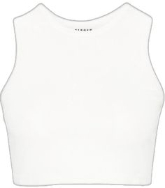 Fitted White Cropped Top, White Fitted Top With Cropped Hem, Basic Cropped Ribbed Tank Top, Fitted White Top With Cropped Hem, White Fitted Crop Top With Cropped Hem, Basic Seamless Cropped Top, Basic Seamless Cropped Crop Top, White Cotton Crop Top With Cropped Hem, White Cropped Hem Crop Top For Spring