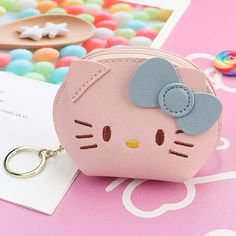 Adorable Hello Kitty Coin Wallet For Girls Or Adults! Keychain Hello Kitty Will Keep Your Things Safe. Kawaii Pink Coin Purse For Daily Use, Cute Pink Coin Purse For Daily Use, Cute Pink Coin Purse With Card Slots, Cute Compact Pink Bag, Cute Pink Compact Bag, Cute Pink Wallets For Daily Use, Cute Pink Coin Purse For Personal Use, Cute Pink Coin Purse, Cute Pink Coin Purse For Gift