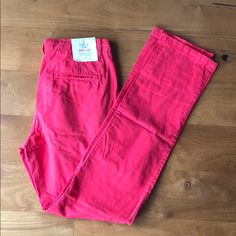 New And Never Worn With Sizing Tag (Not Price Tag). Bright Red. Slim Fit! Casual Red Pants For Summer, Gap Spring Pants, Gap Spring Full-length Pants, Gap Spring Full Length Pants, Spring Gap Pants, Gap Cotton Chinos With Pockets, Gap Summer Bottoms, Gap Casual Full-length Pants, Gap Summer Pants