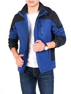 Men Jacket Outdoor Winter Waterproof Warm - Blue - 4Z24652522 - Men's Clothing, Men's Outerwear, Men's Jackets  #MensJackets #Men's #Clothing # #Men's #Outerwear # #Men's #Jackets Jacket Outdoor, Prom 2024, Men's Jackets, Men's Outerwear, Mens Outerwear, Mens Clothing Styles, Men's Clothing, Mens Jackets, Men's Fashion