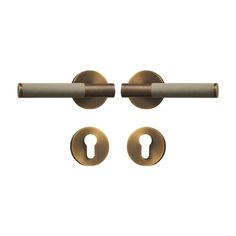 AMINTA / SOLID BRASS & LEATHER / DOOR HANDLES - Handle Shop Couture Leather Door, Elegant Doors, Lever Door Handles, Door Levers, Knobs And Handles, Lever Handle, Satin Brass, Door Knobs, Cowhide Leather