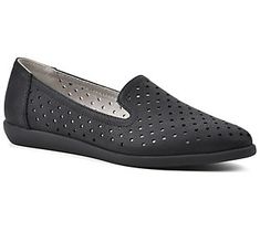 With its breezy design, padded insole, and classic profile, the Melodic loafer is a comfortable shoe that hits all the right style notes. From Cliffs by White Mountain. Classic Profile, White Mountain Shoes, Flats Online, White Mountain, Comfortable Flats, Black Flats, Loafer Shoes, Comfortable Shoes, Loafer Flats