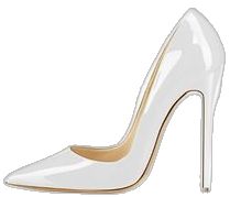 Pointed Toe Court Shoes With 4-inch Heel For Prom, Chic Fitted Wedding Shoes With Round Toe, White Round Toe Court Shoes For Party, Chic Fitted Closed Toe Wedding Shoes, Chic Pointed Toe Wedding Shoes, Glamorous White Almond Toe Heels, White Almond Toe Heels For Events, Formal Wedding Shoes With Pointed Toe, Elegant Party Court Shoes With Sculpted Heel