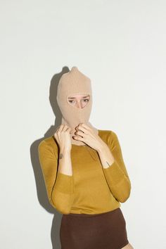 Light and warm balaclava for the coldest days of winter. Minimal opening and slim ribbed knit for a perfect fit, can be folded and worn as a beanie. Fabric is 70% merino wool and 30% cashmere. Ribbed Fitted Hats For Fall, Winter Ribbed Fitted Beanie, Fitted Ribbed Winter Beanie, Winter Cashmere Beanie With Soft Knit, Soft Knit Cashmere Beanie For Fall, Winter Ribbed Fitted Hat, Warm Cashmere Winter Beanie, Warm Cashmere Beanie For Winter, Ribbed Fitted Hats For Cold Weather