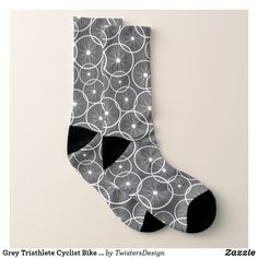 Grey Triathlete Cyclist Bike Wheels Pattern Socks Indoor Cycling Motivation, Cycling Motivation Quotes, Cycling Body, Bike Wheels, Bicycle Wheels, Cycling Motivation, Grey Socks, Bike Wheel